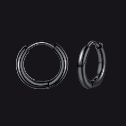 Stainless Steel Small Huggie Hoop Earrings for