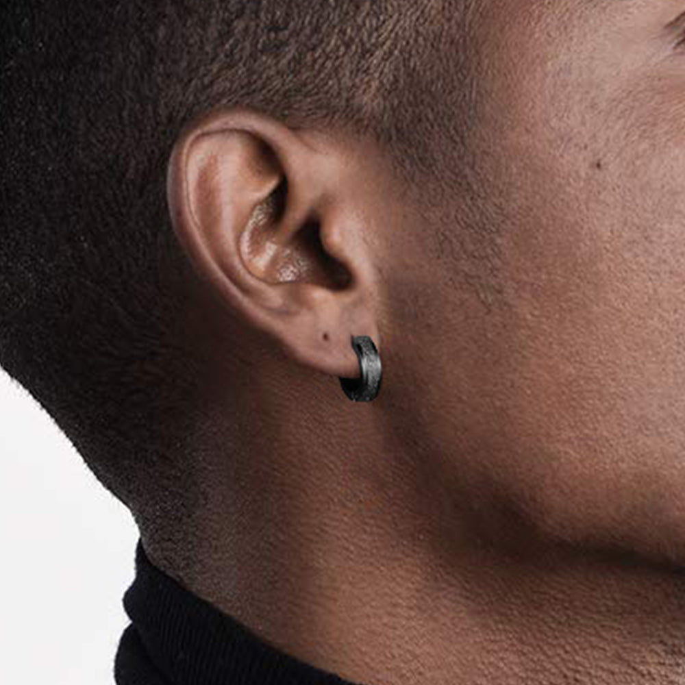 Matte Huggie Hoop Earrings Set of 3 for