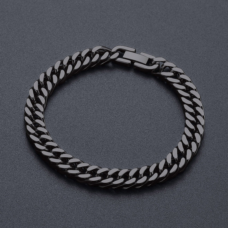 6mm Cuban Link Chain & Bracelet Gift Set for