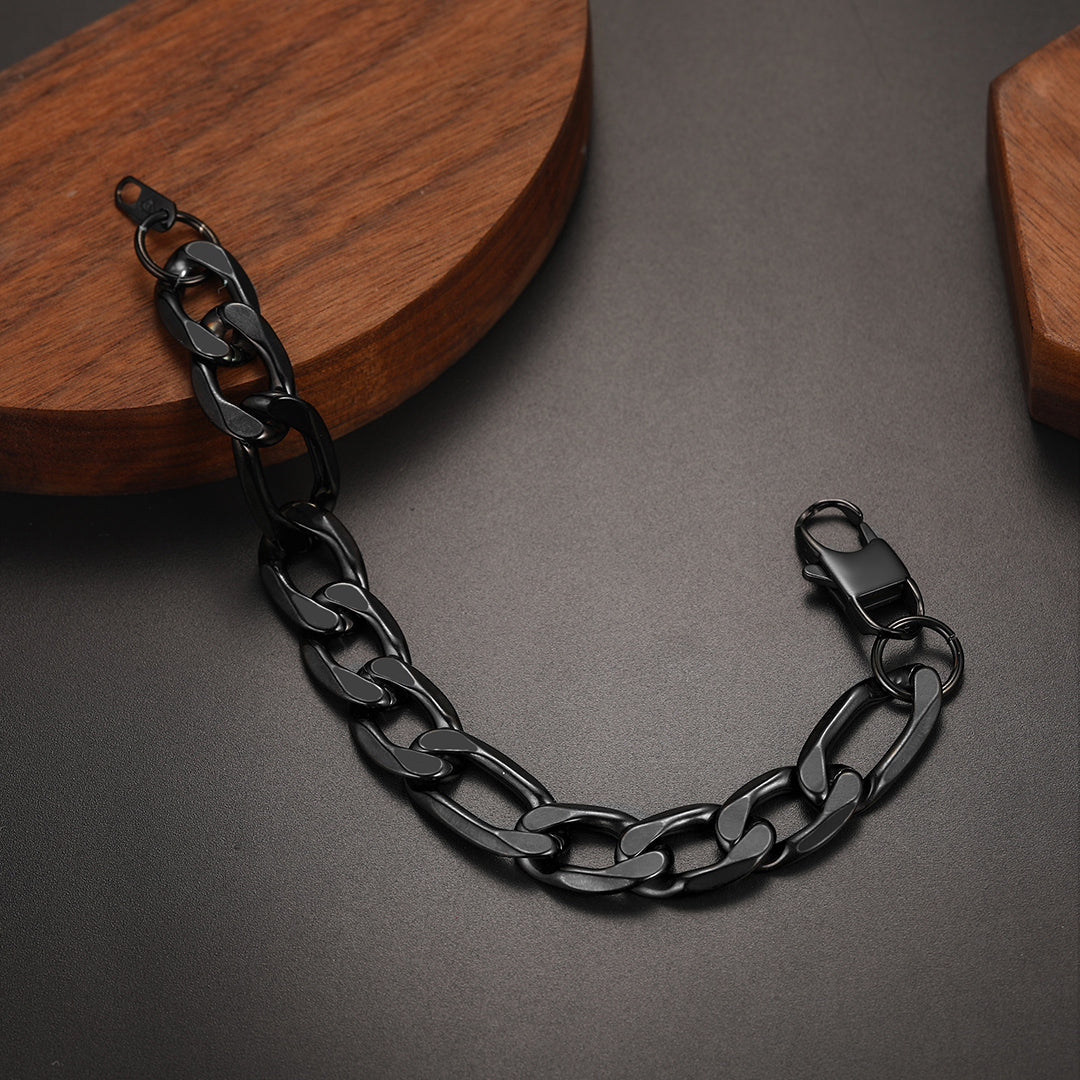 Figaro Link Bracelet for in Stainless Steel