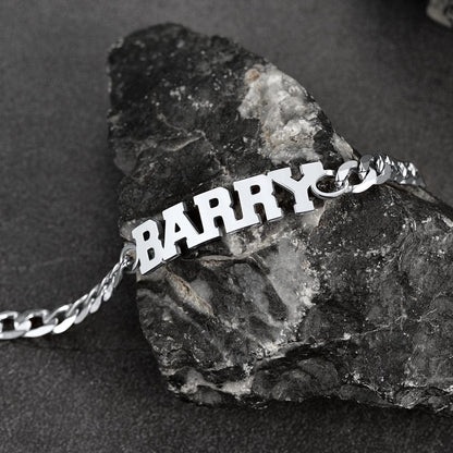 Customized Name Cuban Chain Bracelet for