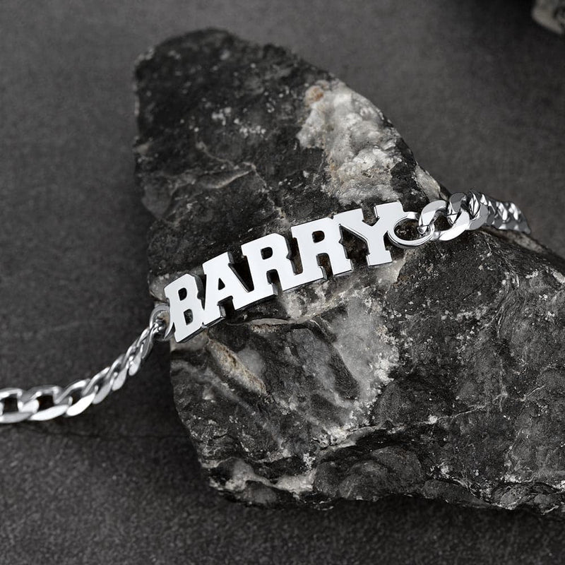 Customized Name Cuban Chain Bracelet for