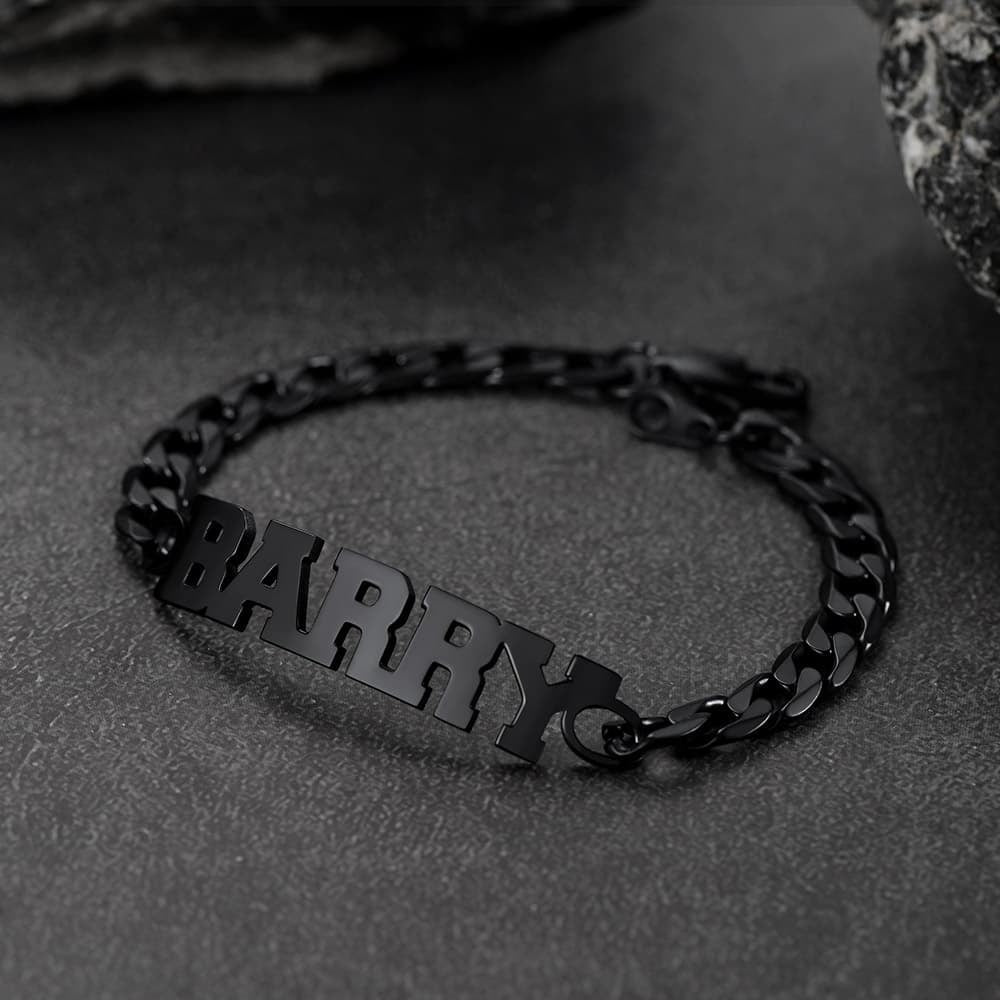 Customized Name Cuban Chain Bracelet for