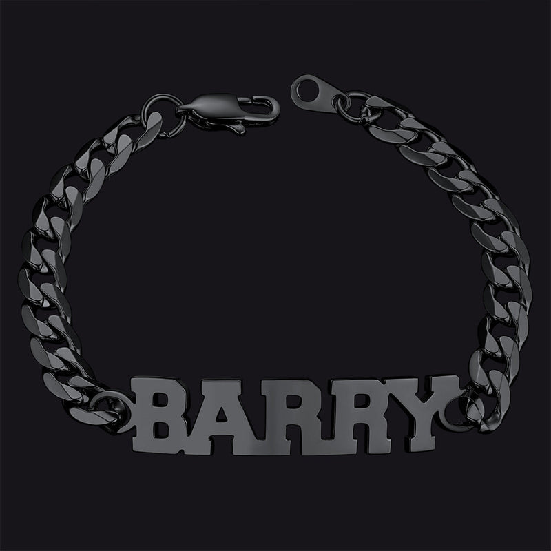 Customized Name Cuban Chain Bracelet for