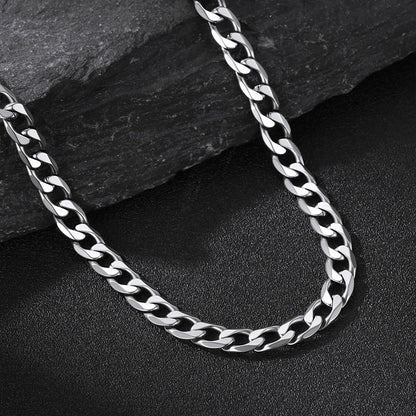 Cuban Chain & Baseball Jersey Number Layered Necklaces Set for