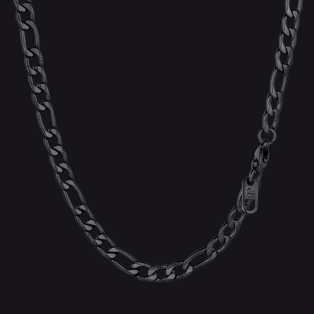5mm Figaro Chain Necklace for