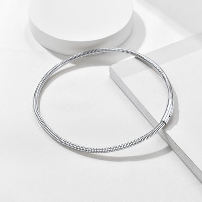 Herringbone Snake Chain Choker Necklace for 5mm Width