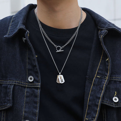 Customized Name Photo Dog Tag Memorial Necklace With Picture