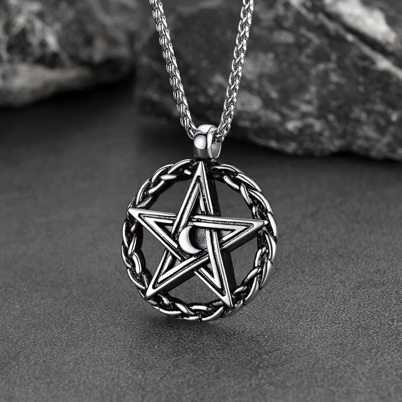 Pentagram Necklace Witch Necklace for