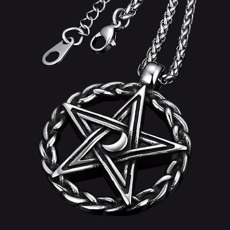 Pentagram Necklace Witch Necklace for