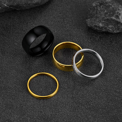 6mm Minimalist Plain Band Ring for
