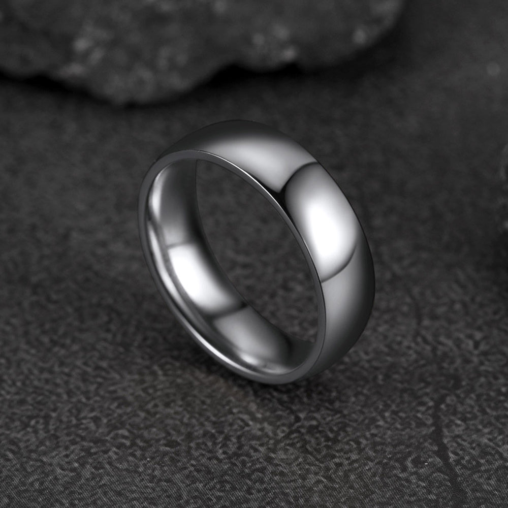 6mm Minimalist Plain Band Ring for
