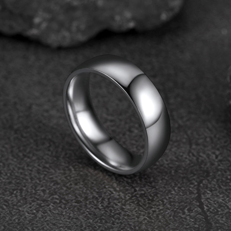 6mm Minimalist Plain Band Ring for