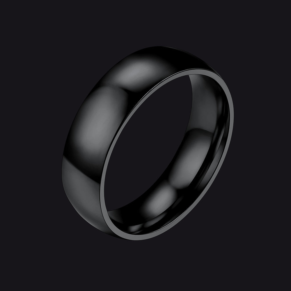 6mm Minimalist Plain Band Ring for