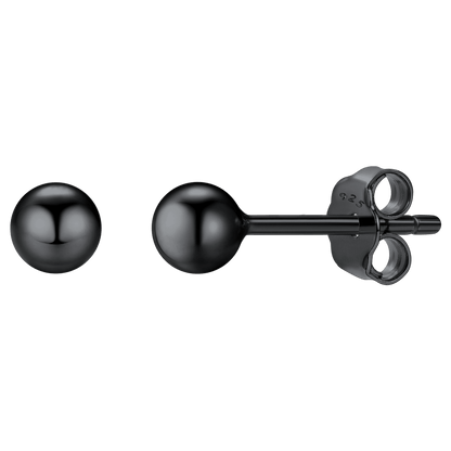 S925 Silver Minimalist Ball Stud Earrings for