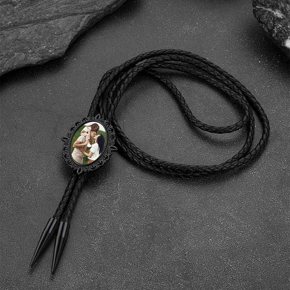 Personalized Memorial Photo Bolo Ties for Wedding