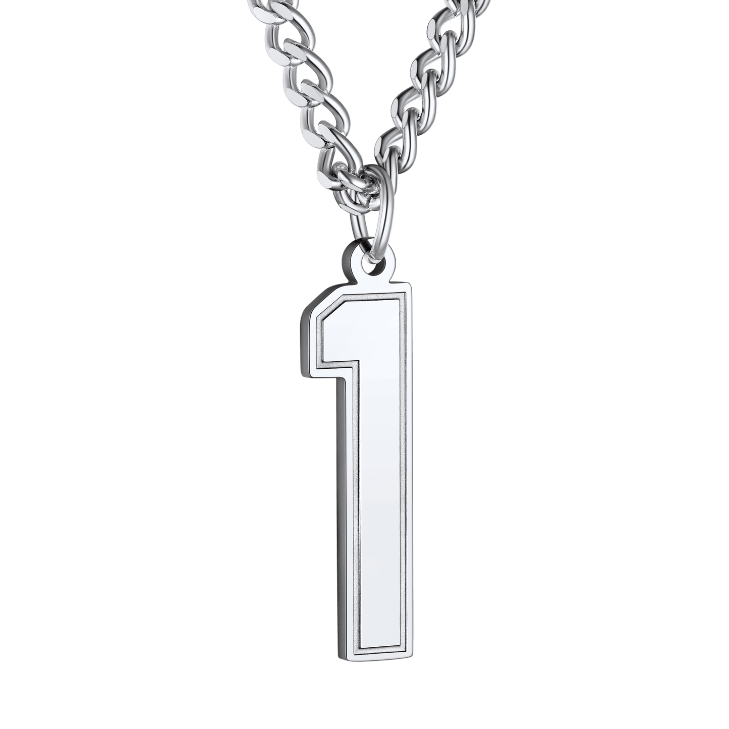 Personalized Sports Jersey Number Chain Necklace for Sport Fans