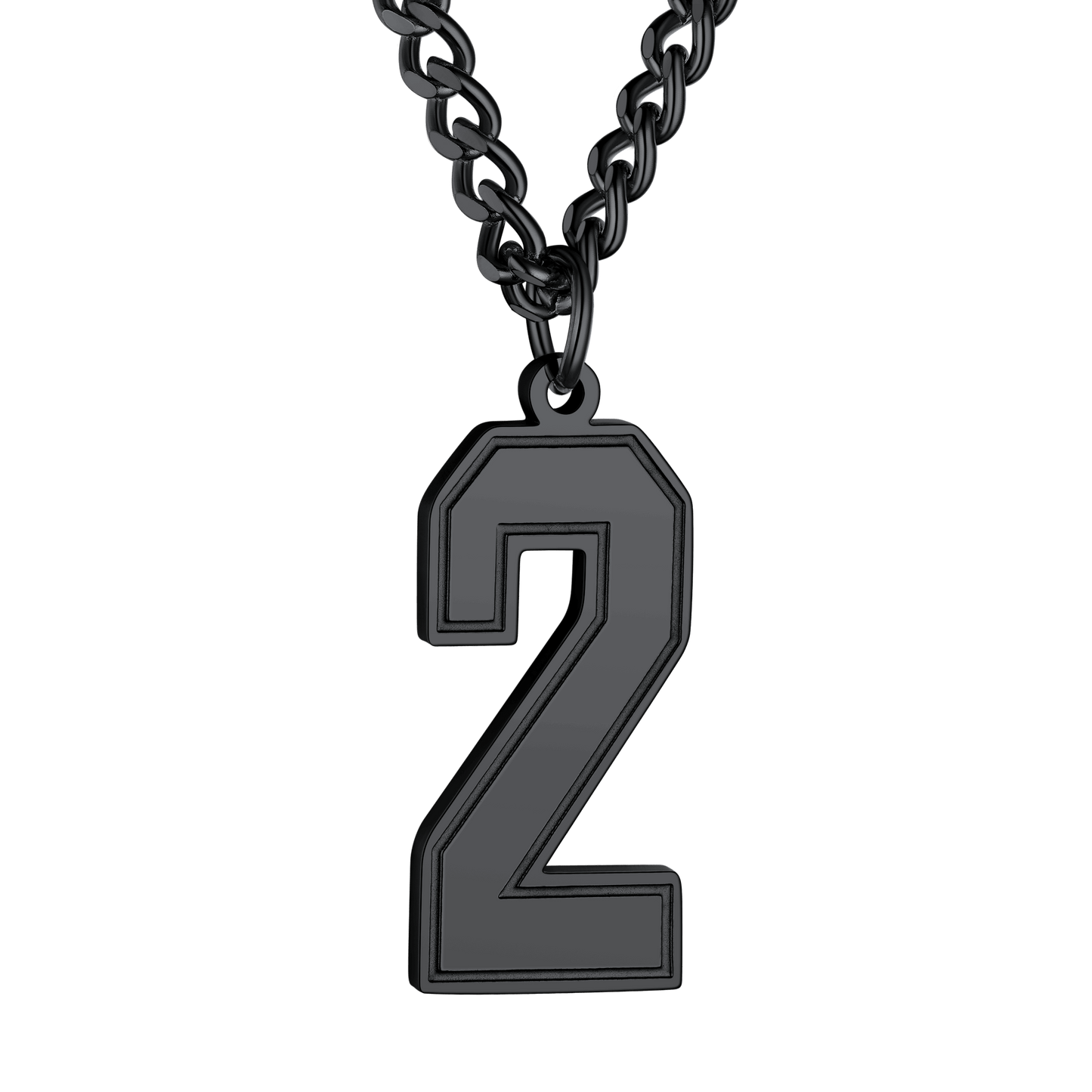 Personalized Sports Jersey Number Chain Necklace for Sport Fans