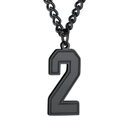 Personalized Sports Jersey Number Chain Necklace for Sport Fans