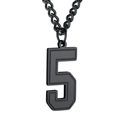 Personalized Sports Jersey Number Chain Necklace for Sport Fans