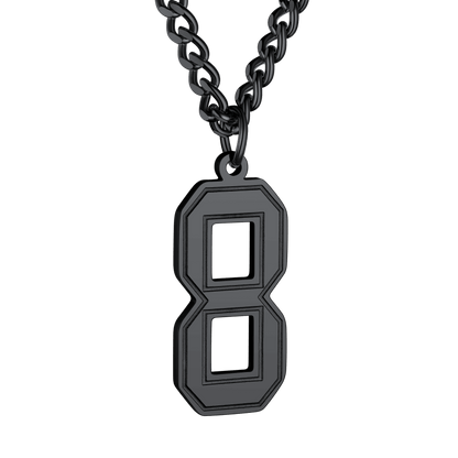 Personalized Sports Jersey Number Chain Necklace for Sport Fans