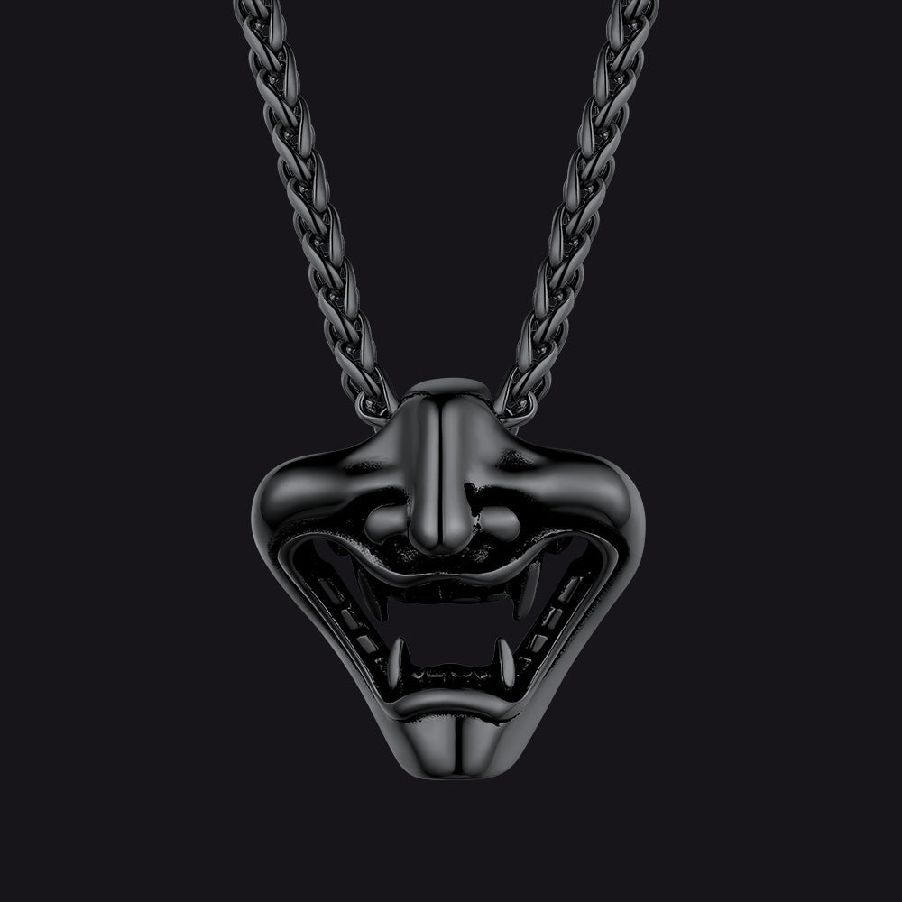 Flash Gothic Devil Joker Necklace for