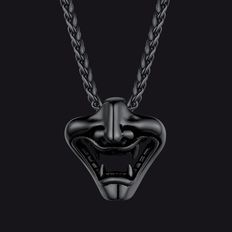 Flash Gothic Devil Joker Necklace for