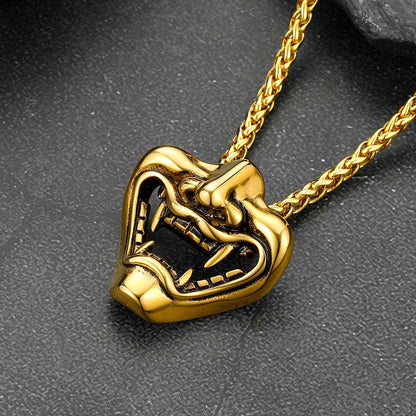 Flash Gothic Devil Joker Necklace for