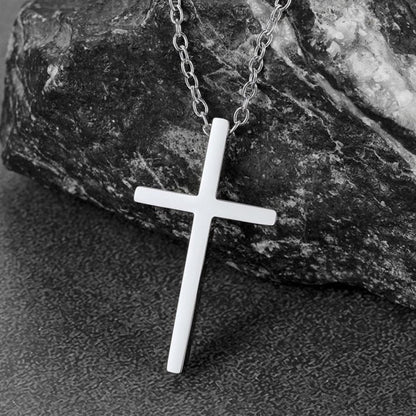 Classic Cross Necklace Christian Faith Pendant for