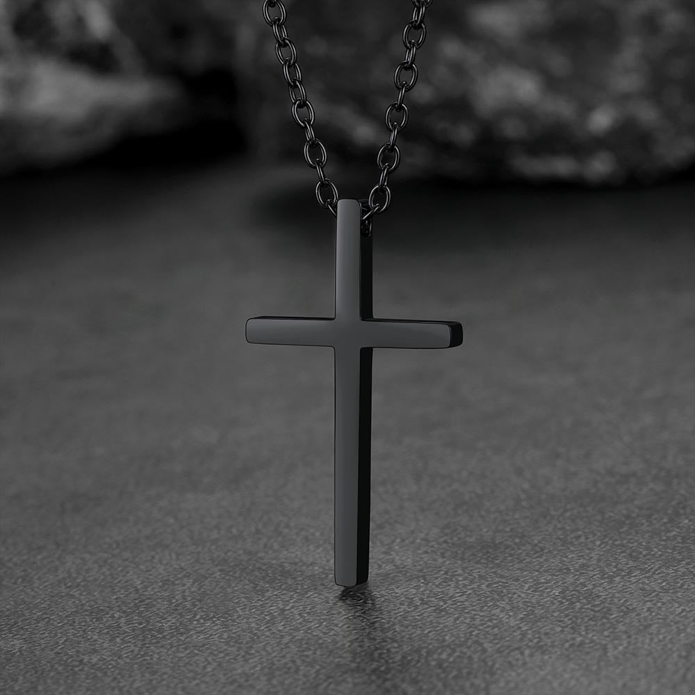 Classic Cross Necklace Christian Faith Pendant for