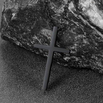 Classic Cross Necklace Christian Faith Pendant for