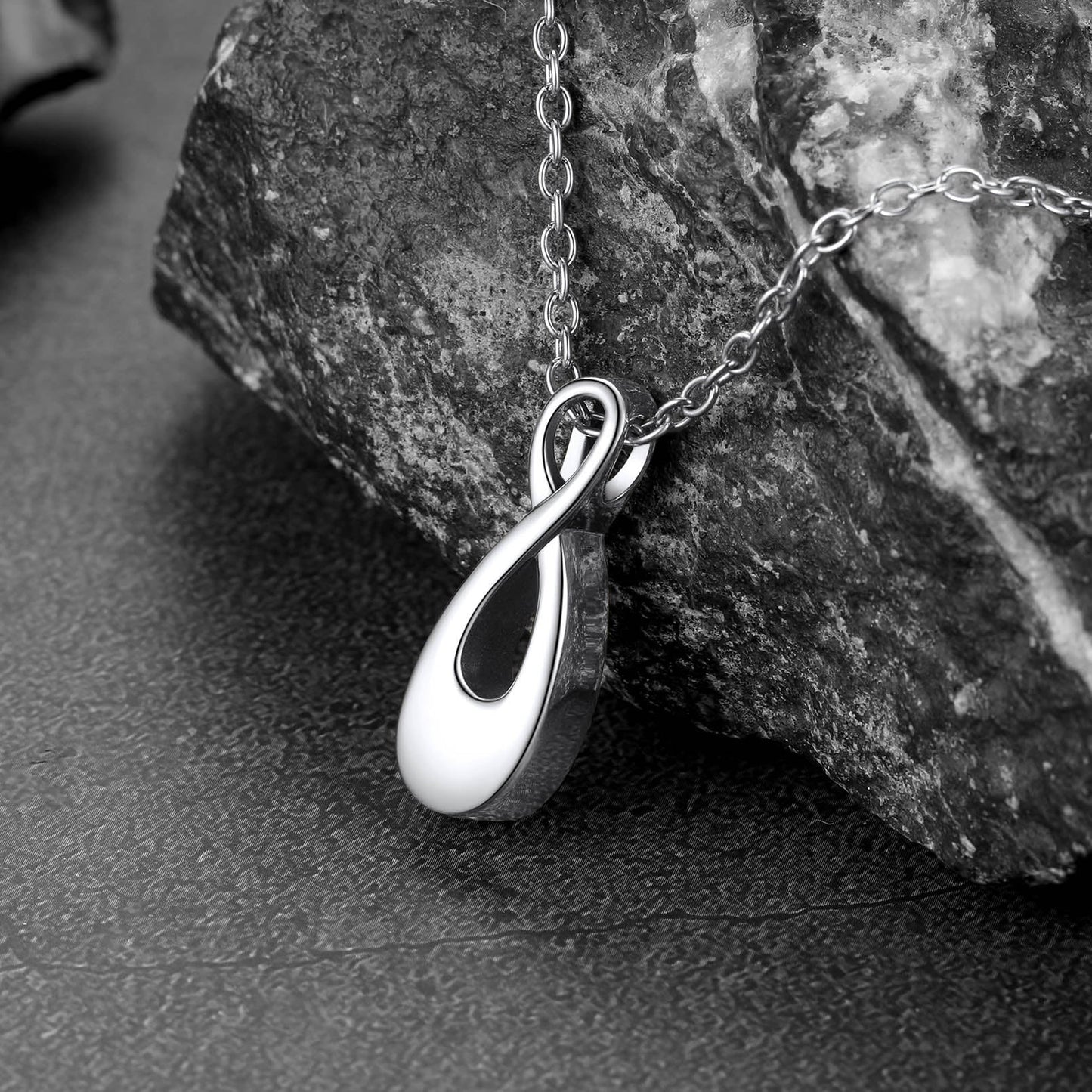 Customized Infinity Urn Necklace Cremation Jewelry for Ashes