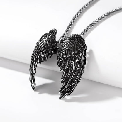 Flash Angel Wings Pendant Necklace for