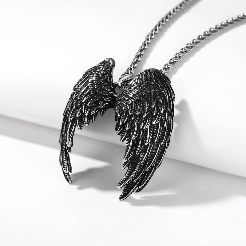 Flash Angel Wings Pendant Necklace for