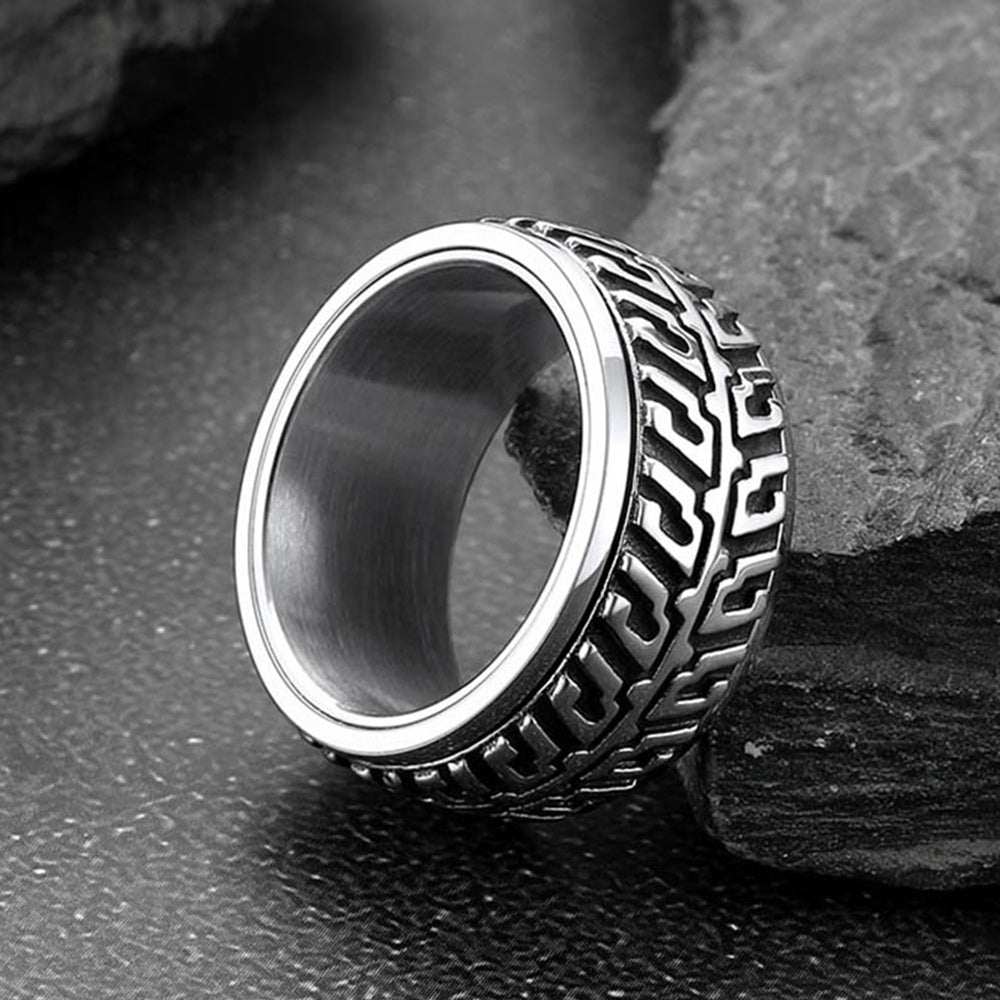 Chunky Tyre Anti Fidget Anxiety Ring for