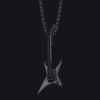 Rock Guitar Pendant Music Necklace for