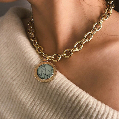 Classic Rolo Cable Link Chain Necklace Stainless Steel Chain for