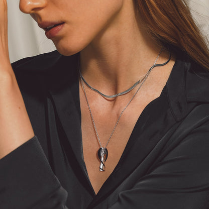 Virgin Mary Angel Wings Urn Cremation Pendant Necklace for Ashes