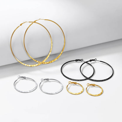 Simple Hoop Earrings for 30/40/60/80 Mm