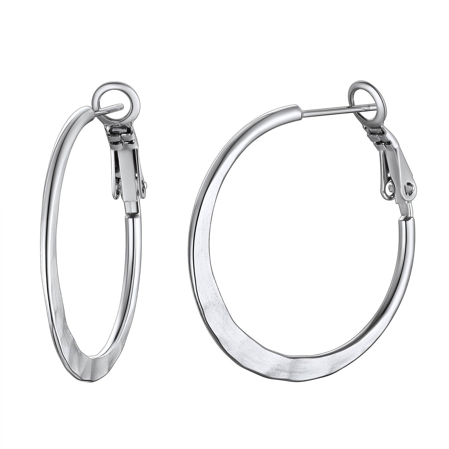 Simple Hoop Earrings for 30/40/60/80 Mm