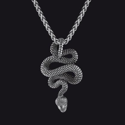 Gothic Retro Snake Necklace for