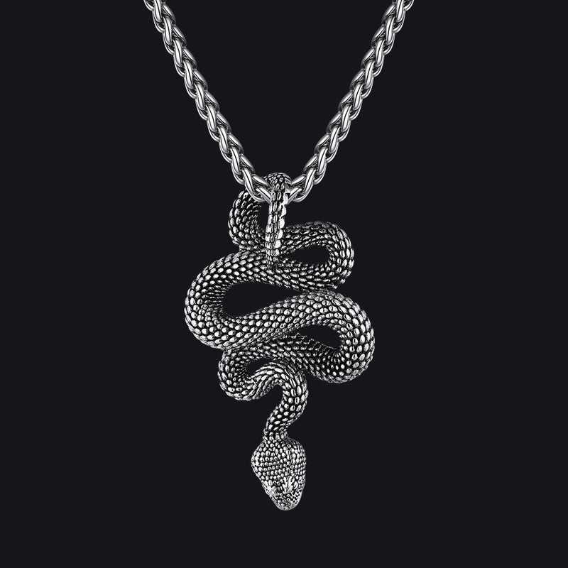 Gothic Retro Snake Necklace for