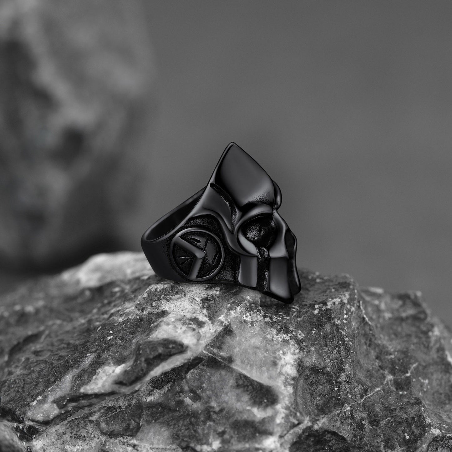 Flash Stainless Steel Spartan Helmet Rings for