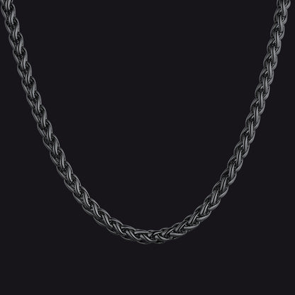 Thin Spiga Wheat Chain Necklace for 3mm Width