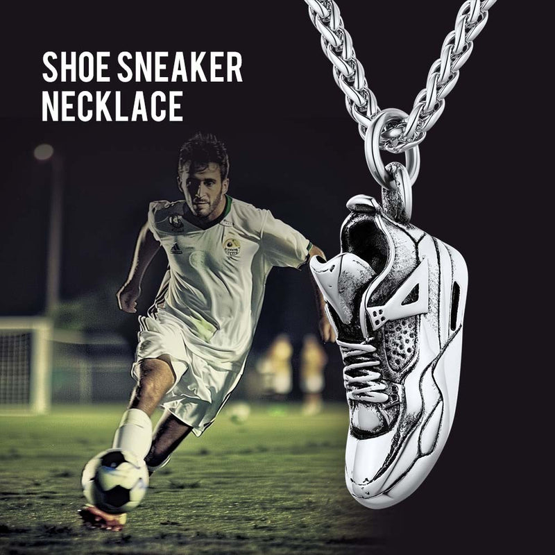 Sport Shoe Sneaker Necklace Pendant for