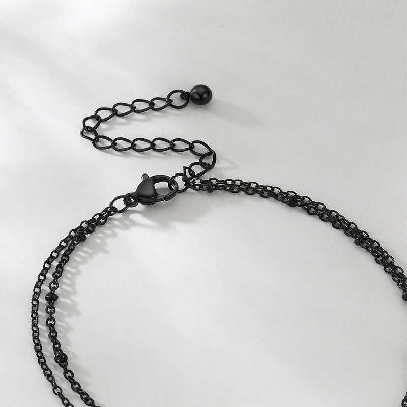 Dainty A-z Initial Layered Ankle Bracelet for Mom