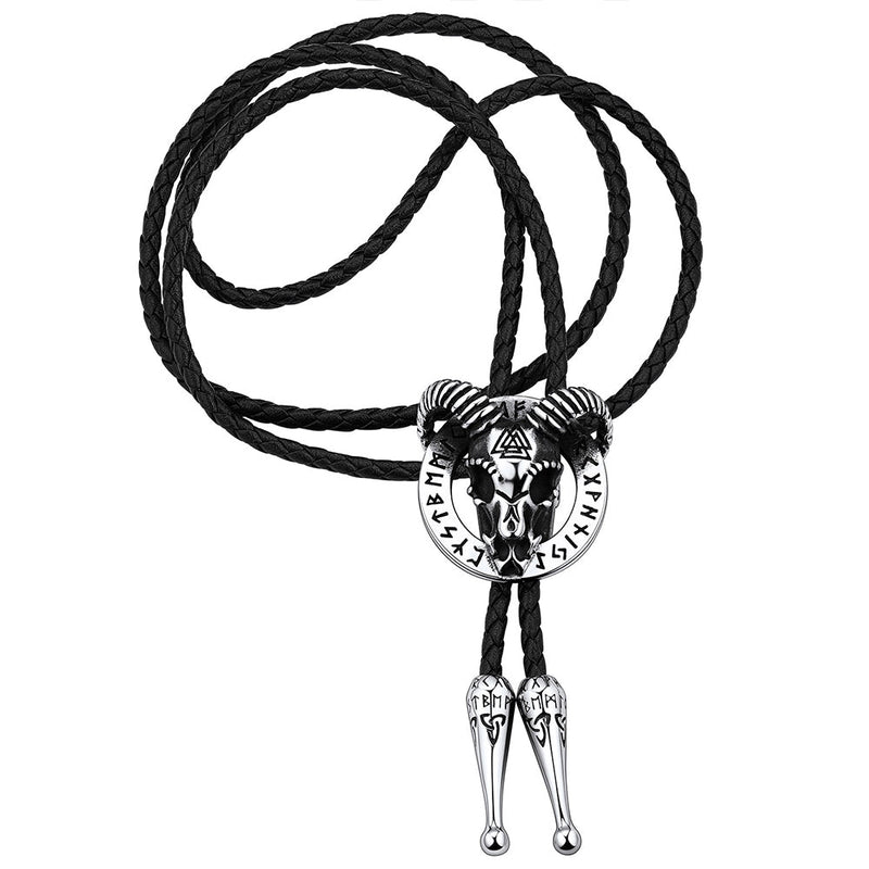 Satanic Baphomet Goat Bolo Tie for