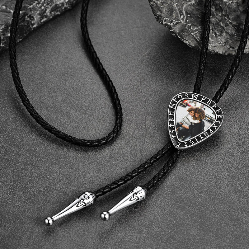 Customized Viking Heart Picture Bolo Ties for