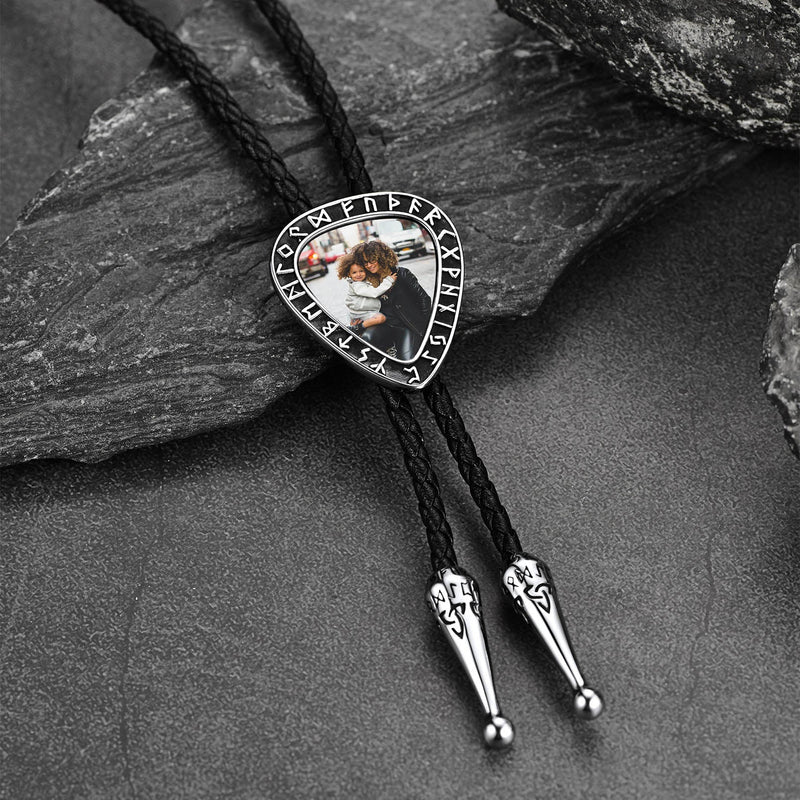 Customized Viking Heart Picture Bolo Ties for