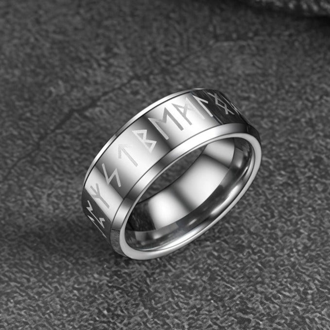 Norse Viking Runes Viking Band Ring for 8mm
